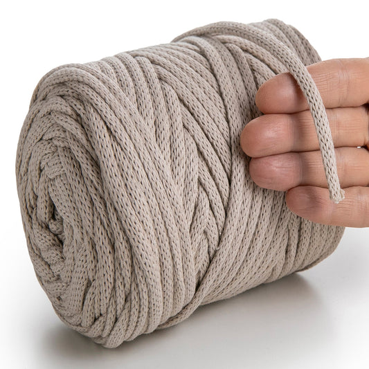 Sand Macramé Cord 6mm 85m