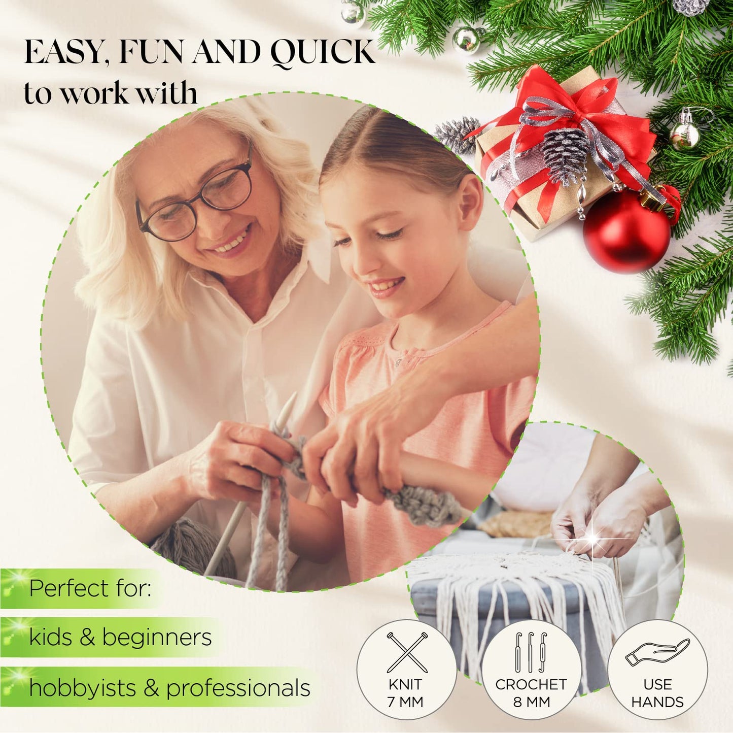 White Lurex Single Twisted Macramé 3mm 200m