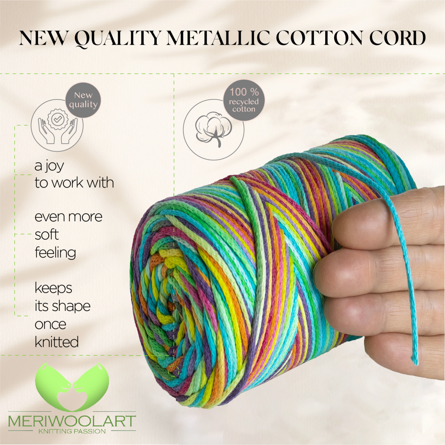 Unicorn 19 Macramé Cotton 2mm 250m