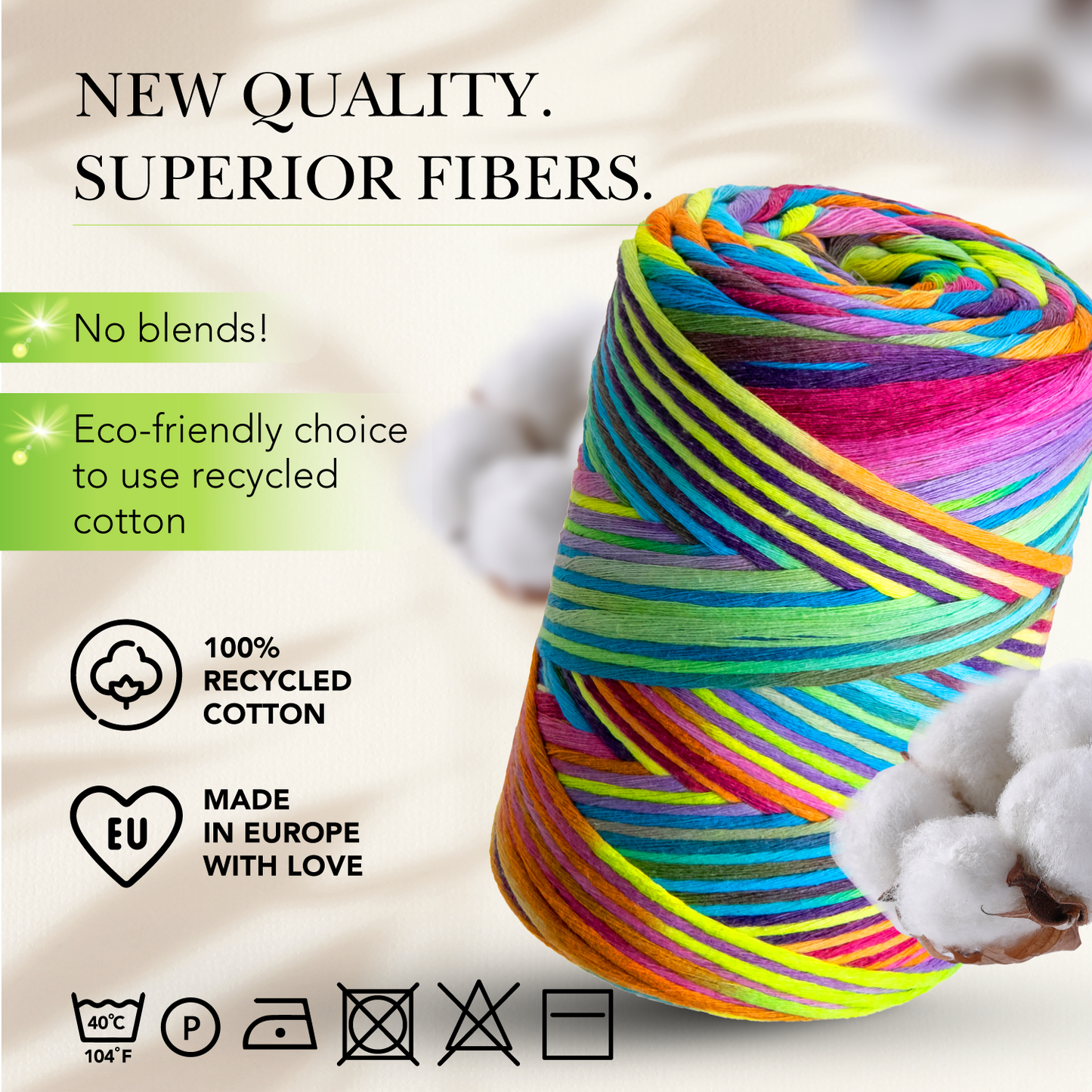 Unicorn 19 Single Twisted Macramé 3mm 200m