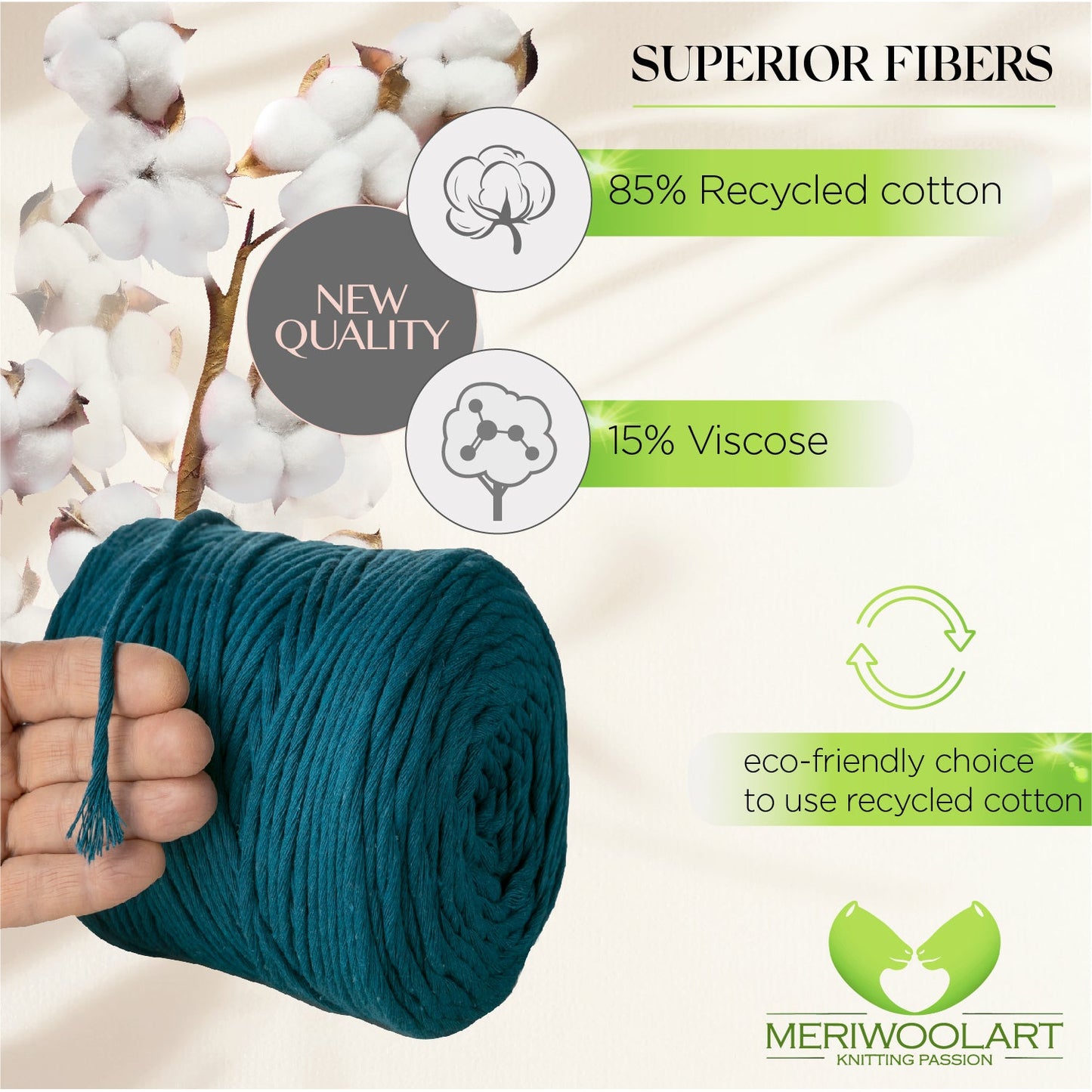 Sea Single Twisted Macramé 4mm 225m