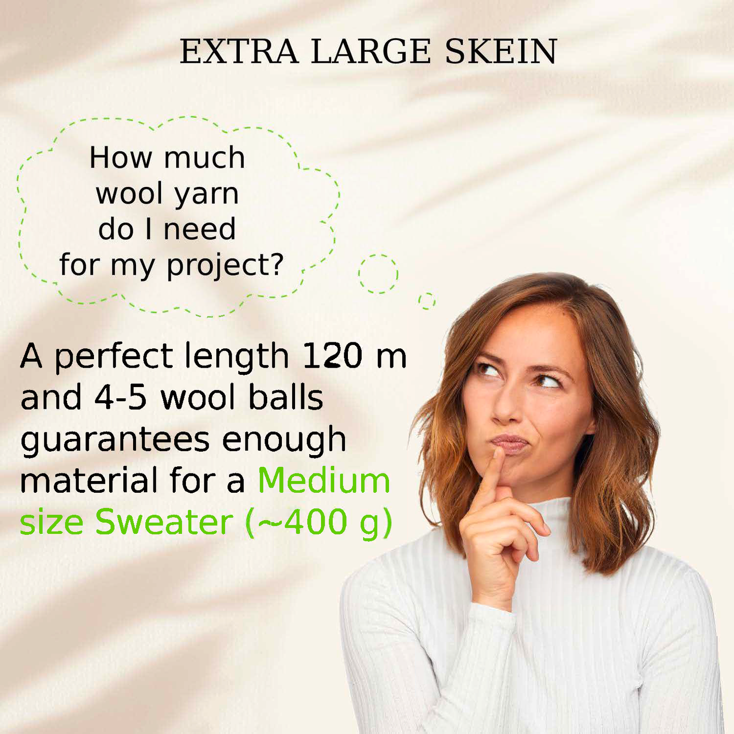 DOLCE Dark Green MICRO POLYESTER 100G 120M