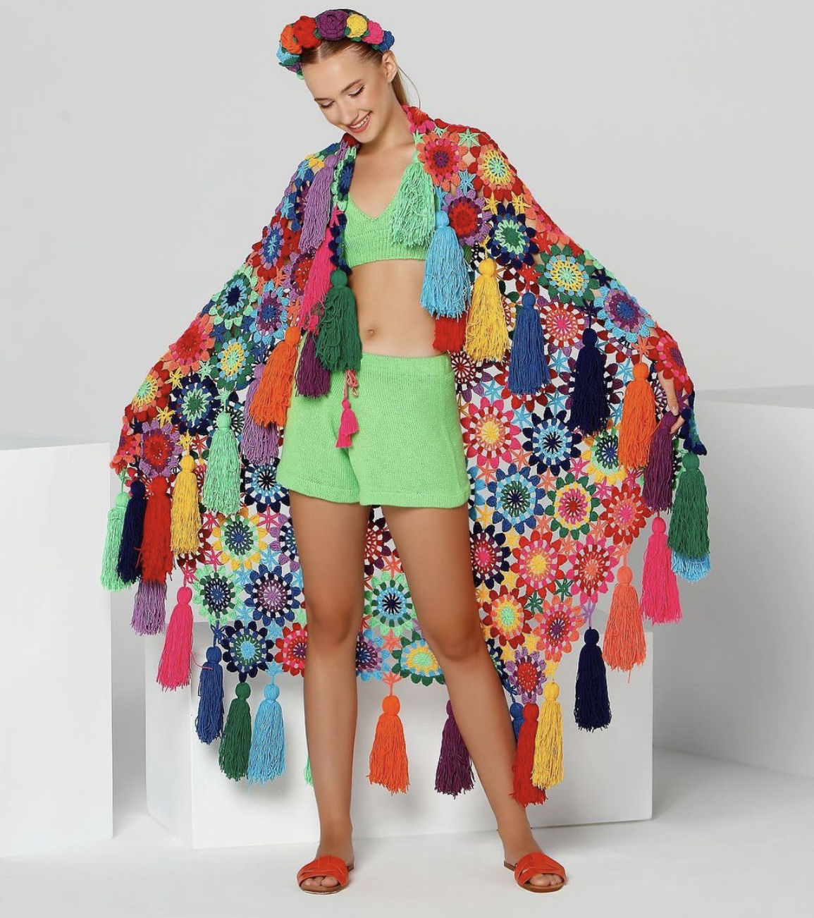 JEANS Coral Blue Cotton YARN 50g 160m