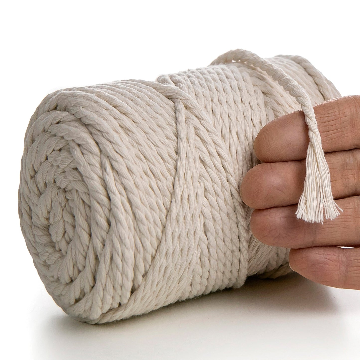 NATURAL MACRAMÉ ROPE 4 MM, 75 M