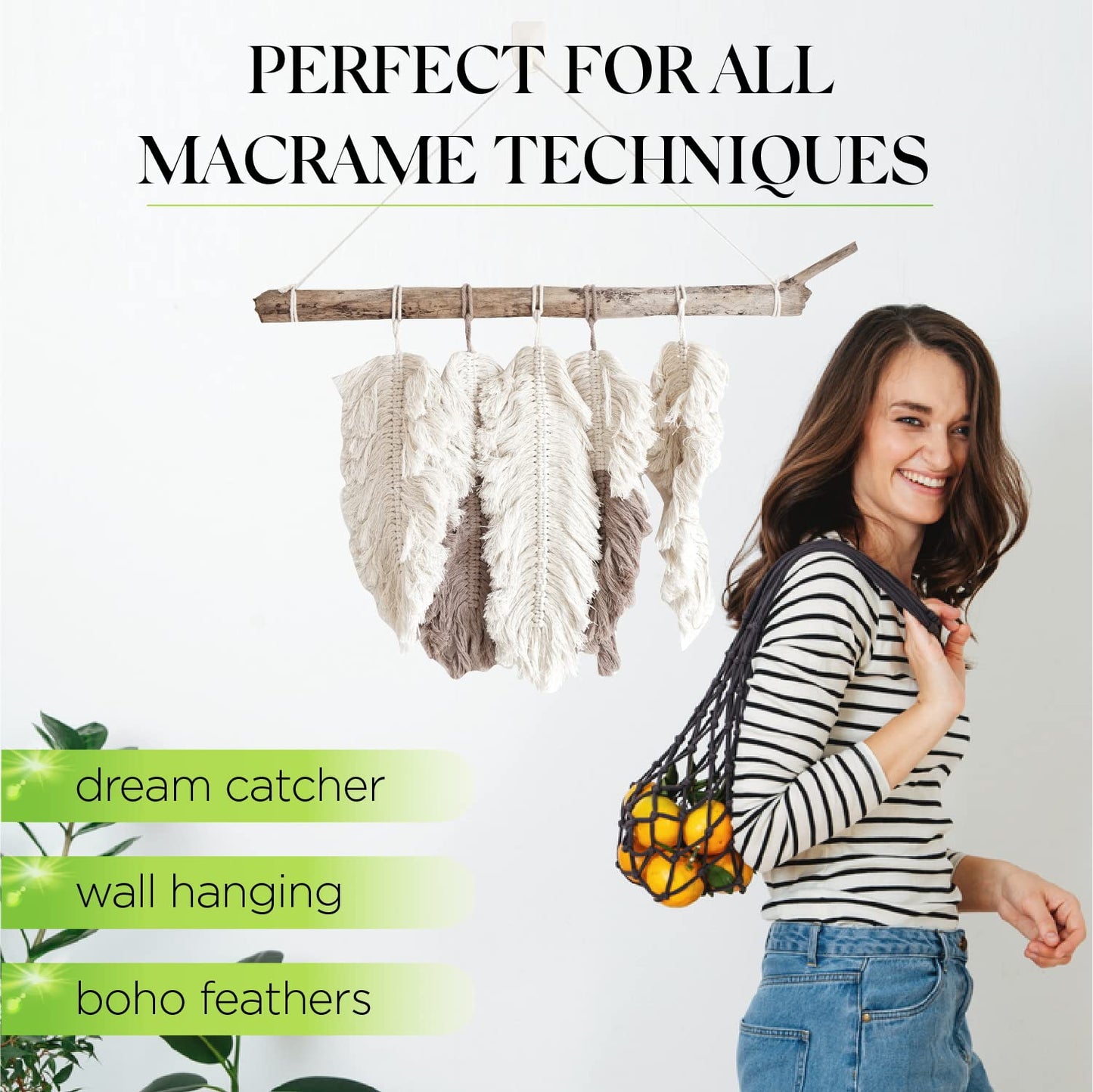 Light Gray Single Twisted Macramé 3mm 200m