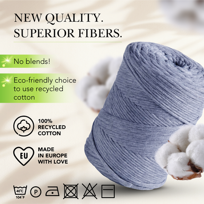 Jeans Single Twisted Macramé 3mm 200m