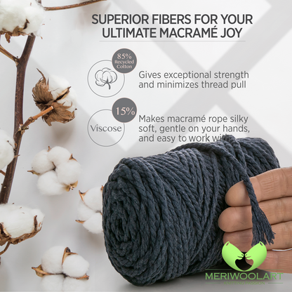 SEA MACRAMÉ ROPE 4 MM, 75 M