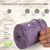 Lavanda Macrame Coton Lurex 2mm 225m