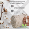 NATURAL  MACRAME  ROPE 4 MM, 75 M INFOGRAPHIC